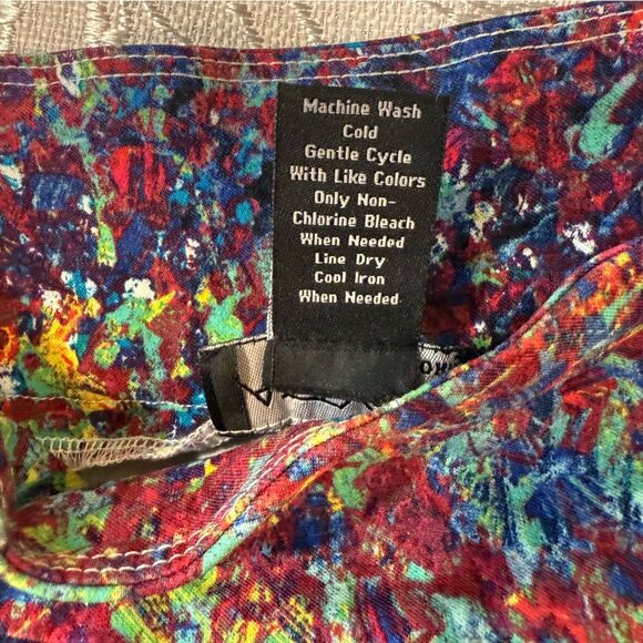 Attyre Skort Set of 2 Blue Black Abstract Design Scallop Hem Tennis Golf SZ10 - Picture 7 of 13